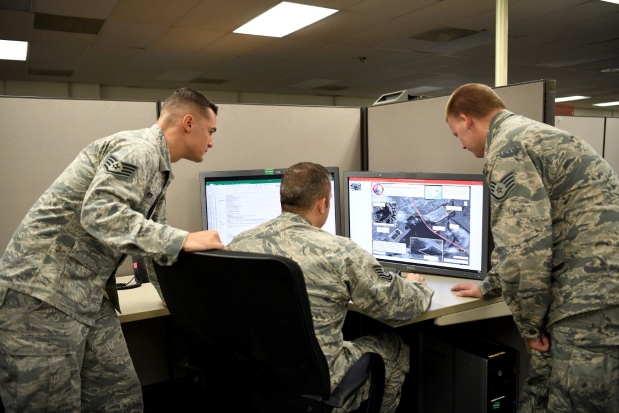 image of the 178th Wing IAA team working to provide flood relief support