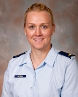 Air Force 2nd Lt. Sidney Peters, who just began her studies as a first-year medical student at the Uniformed Services University of the Health Sciences in Bethesda, Md., has been named as one of the NCAA's Top 30 Woman of the Year honorees. Uniformed Services University of the Health Sciences photo by Tom Balfour