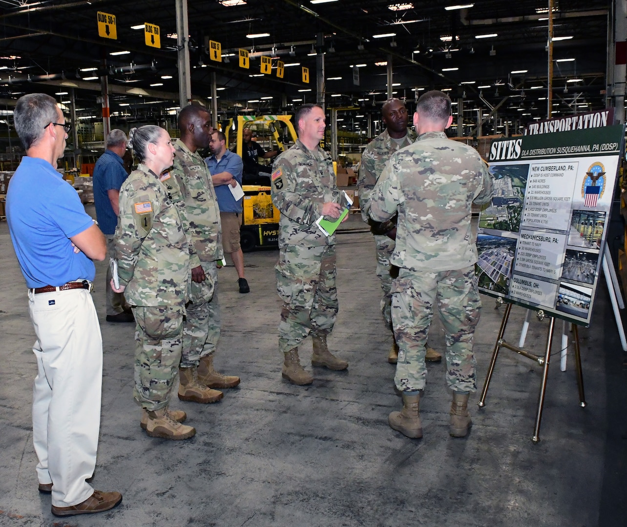 DLA HQ Army National Account Managers visit Defense Distribution Susquehanna, Pennsylvania