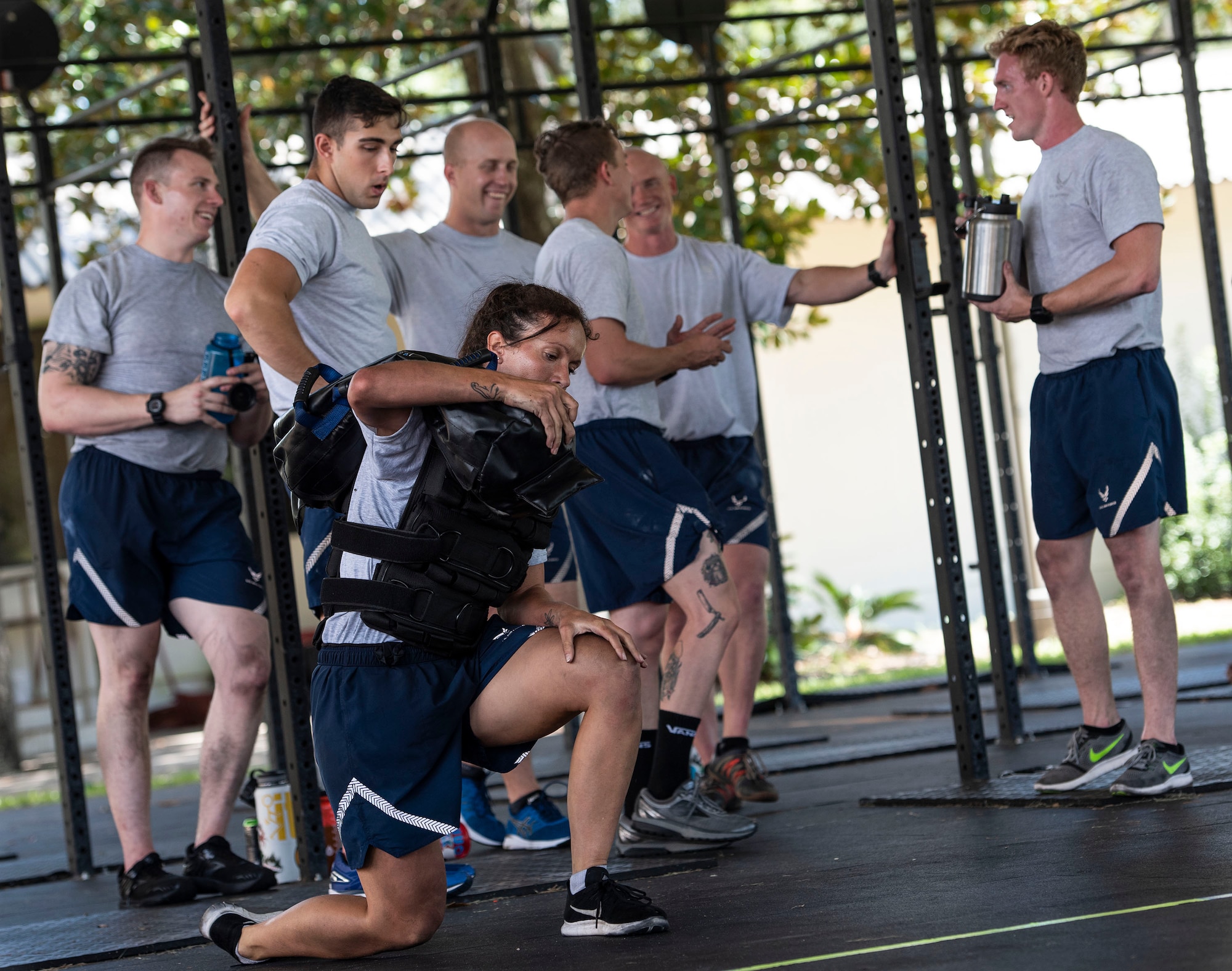 The 96th Civil Engineer Group’s EOD flight recently hosted and participated in the beta test for the Air Force’s prototype of the new EOD ‘Tier 2’ physical fitness test based on job demands Sept. 10 – 12, 2018.