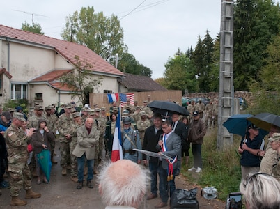 March in Meuse-Argonne Battle Region