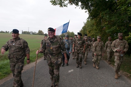 March in Meuse-Argonne Battle Region