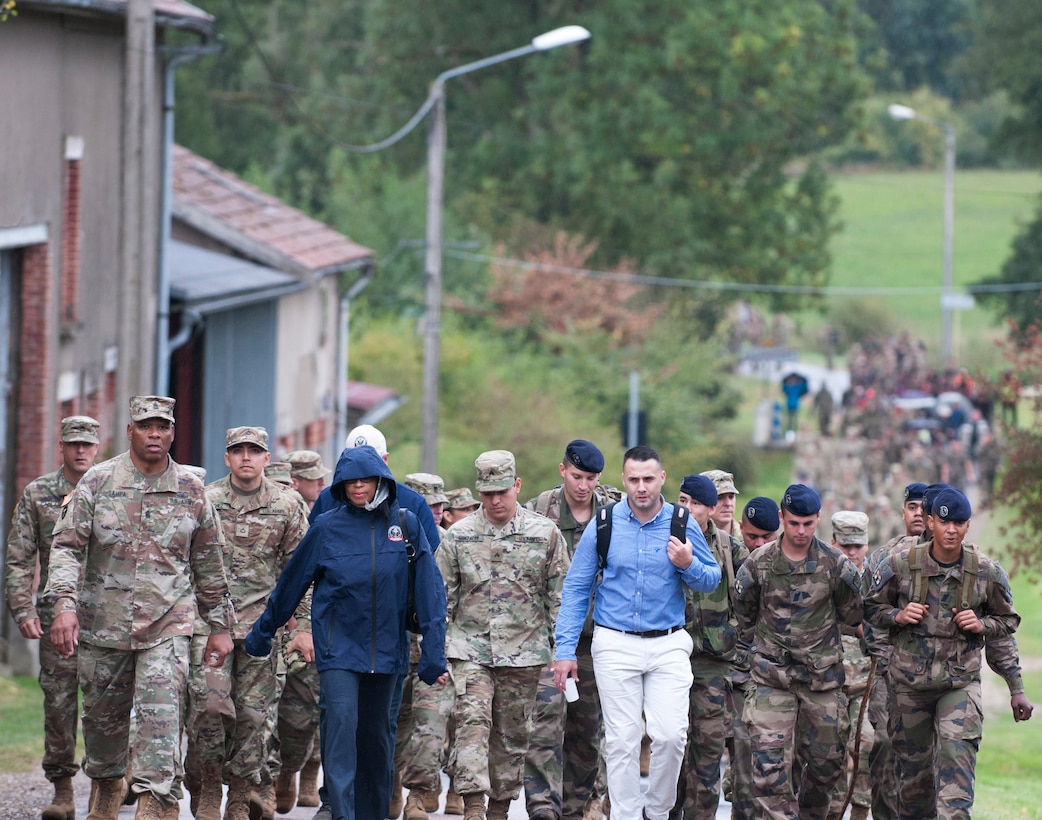 March in Meuse-Argonne Battle Region