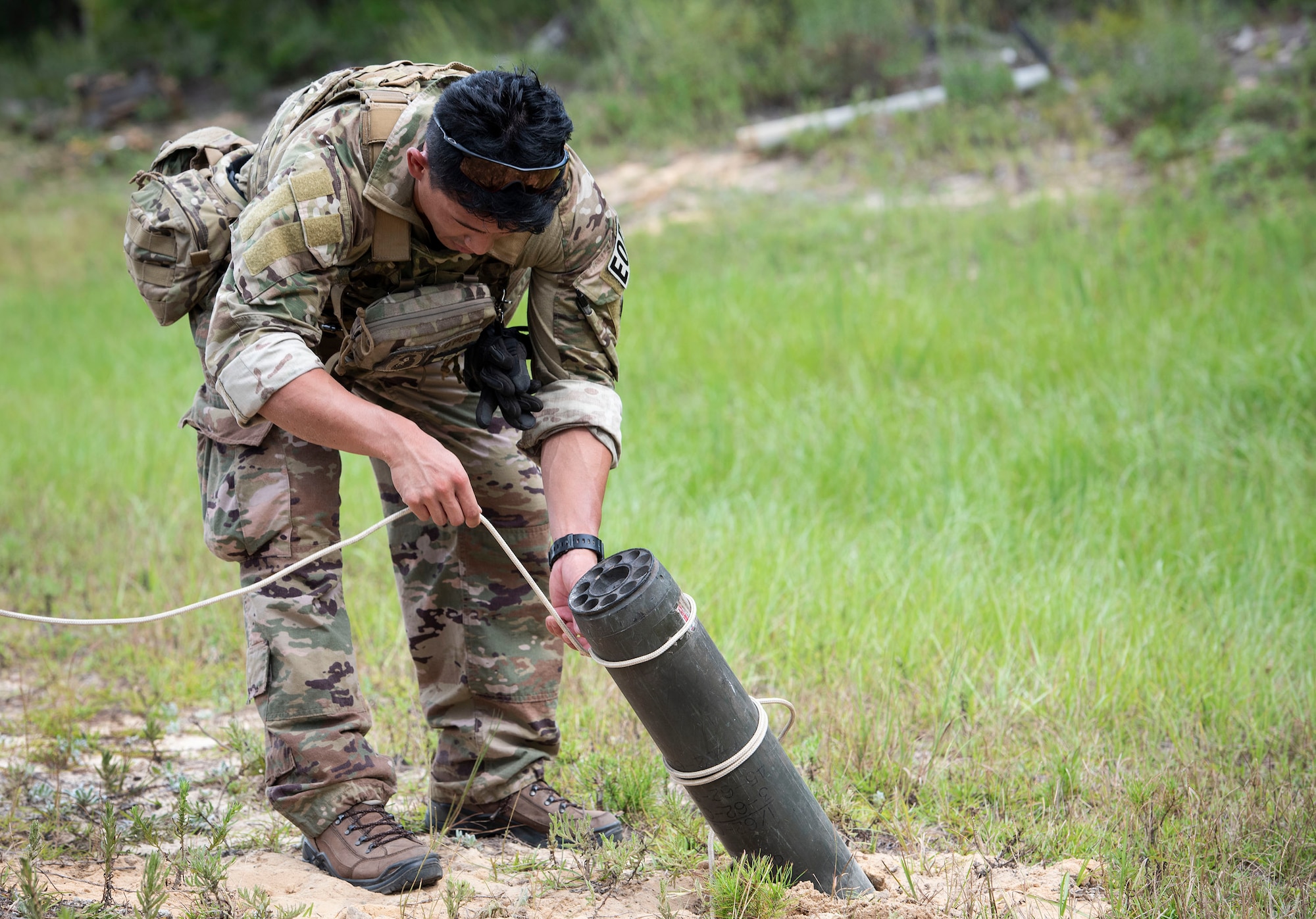 The 96th Civil Engineer Group’s EOD flight recently hosted and participated in the beta test for the Air Force’s prototype of the new EOD ‘Tier 2’ physical fitness test based on job demands Sept. 10 – 12, 2018.