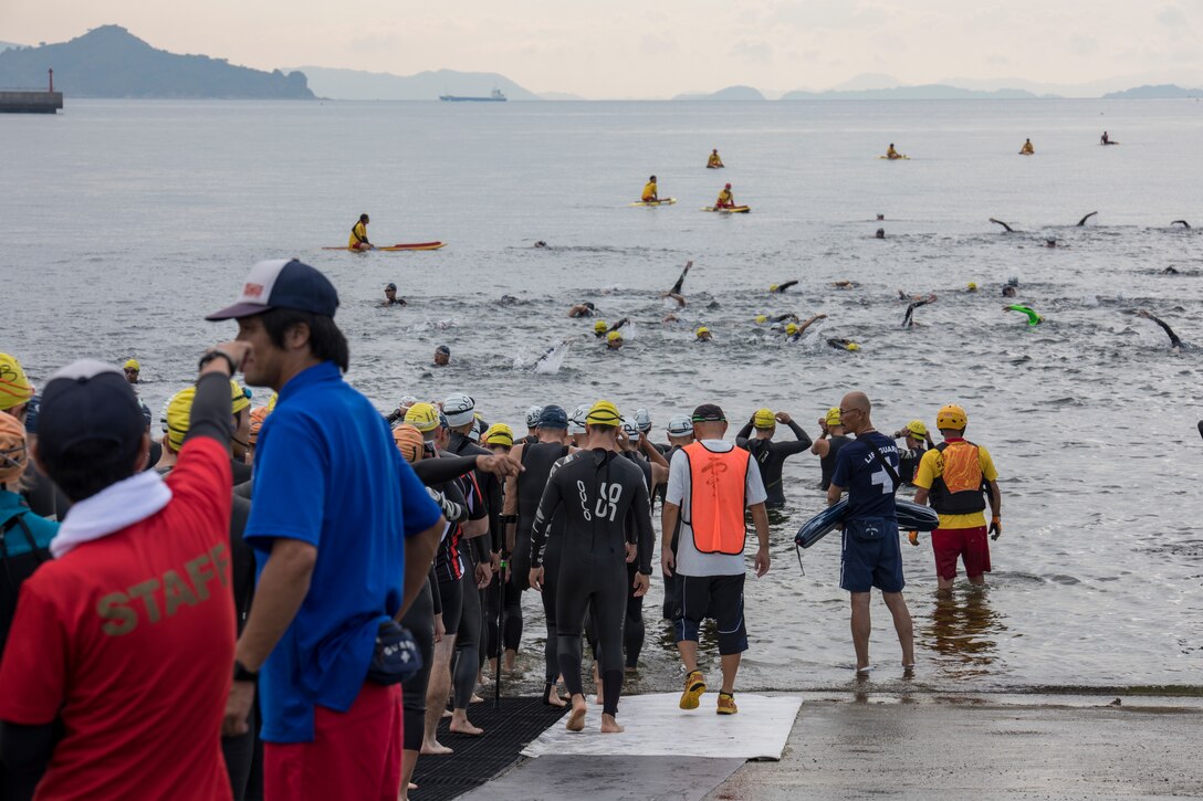 MCAS Iwakuni builds bonds through swimming, bicycling, running