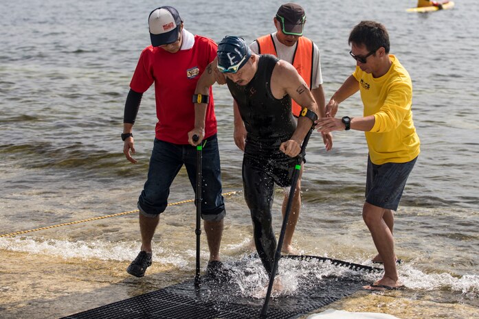 MCAS Iwakuni builds bonds through swimming, bicycling, running