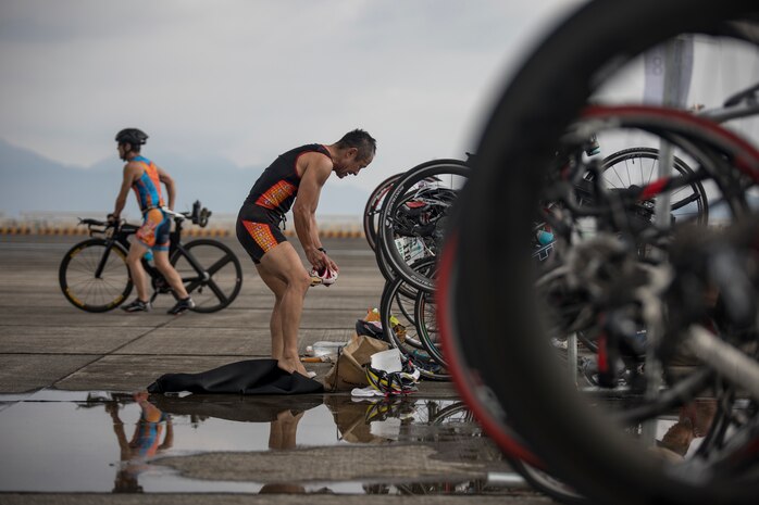 MCAS Iwakuni builds bonds through swimming, bicycling, running