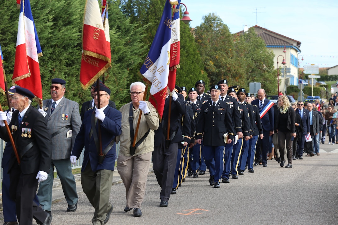 WWI Centennial Nonsard, France Bridge Crossing Reenactment