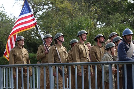 WWI Centennial Nonsard, France Bridge Crossing Reenactment