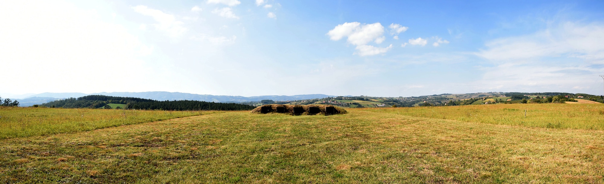 The 74th anniversarry of the Halyard Mission took place in this field outside Pranjani, Serbia, Sept. 22, 2018. Fields like this were used from Aug 1944 to Feb 1945, with the help of the Serbian population and the Yugoslav Armed Forces in the Homeland, to transport more than 500 U.S. and allied airmen from improvised runways in Serbia and Bosnia and Herzegovina to U.S. airbases in Italy. (U.S. Air Force photo by TSgt Stephen Ocenosak)