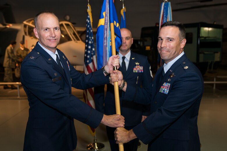 339th Flight Test Squadron change of command ceremony