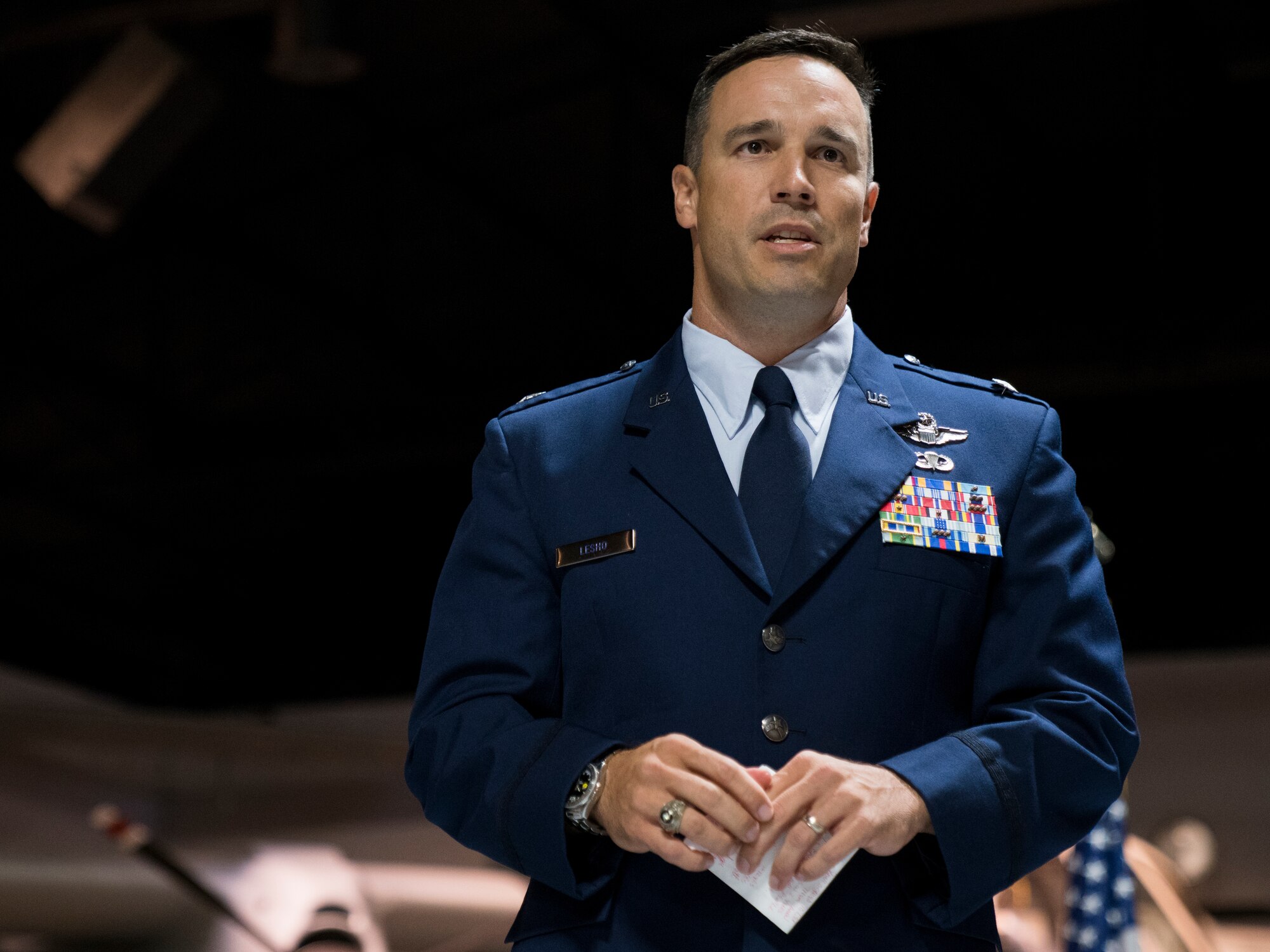 339th Flight Test Squadron change of command ceremony