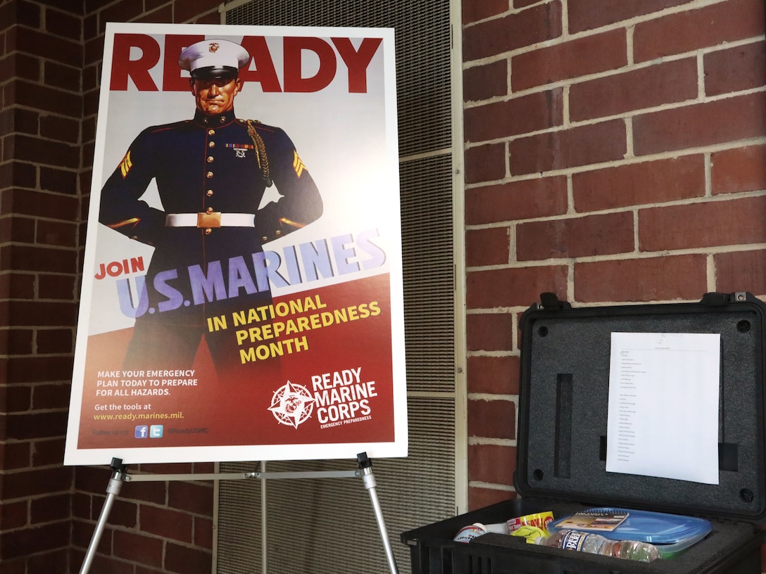 Marine Corps Logistics Base Albany Operations Training Division and Emergency Management Branch will host a Preparedness Fair for the installation's housing residents and all base personnel on September 25 from 6-8 p.m. at Lincoln Housing Community Center. The event will provide information on actions that individuals can take to ensure their families are better prepared for disasters. (U.S. Marine Corps photo by Re-Essa Buckels)