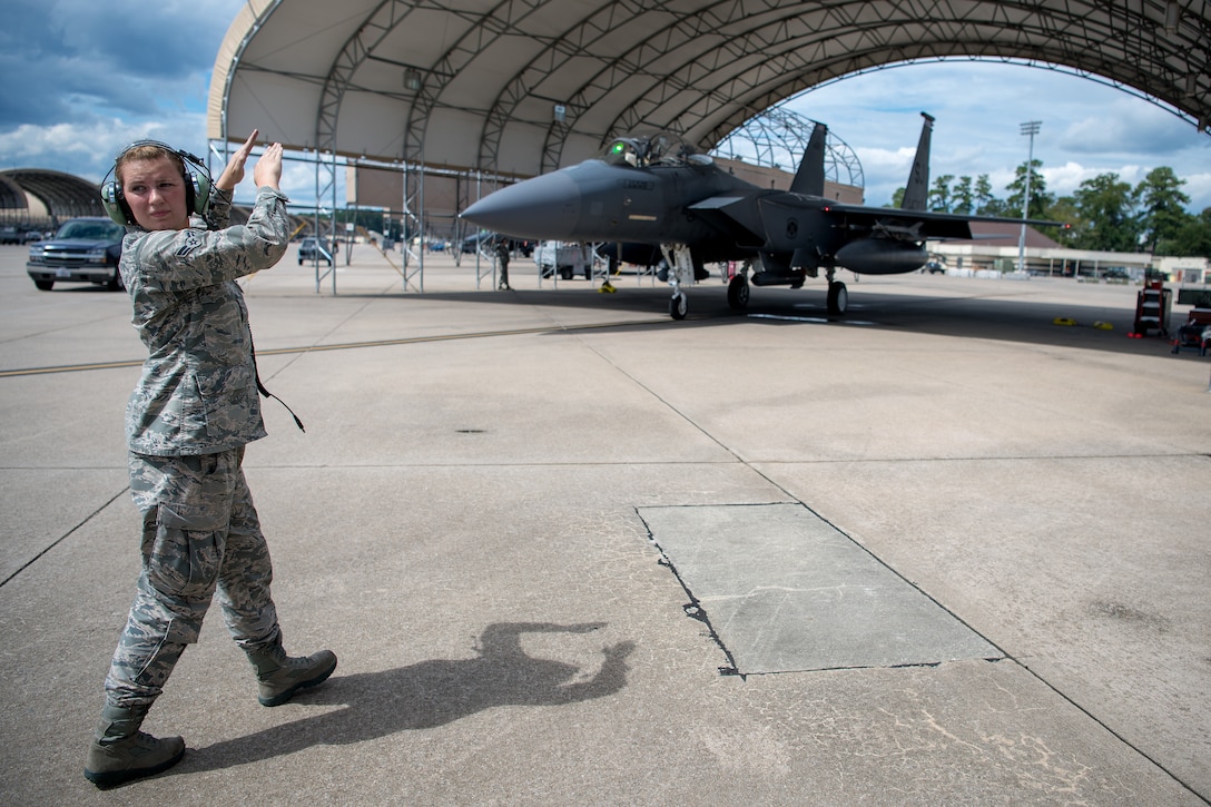 An F-15E Strike Eagle achieves 10K flying hours