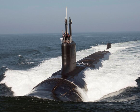 File photo of the future USS South Dakota (SSN 790)