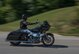 A participant in the motorcycle mentorship drives back to Scott Air Force Base as part of the last leg of the event Sept. 14, 2018 at Chester, Ill. The ride consisted of a five-hour road trip with stops in Milstadt, Prairie Du Rocher, Chester, Ill. and Missouri.