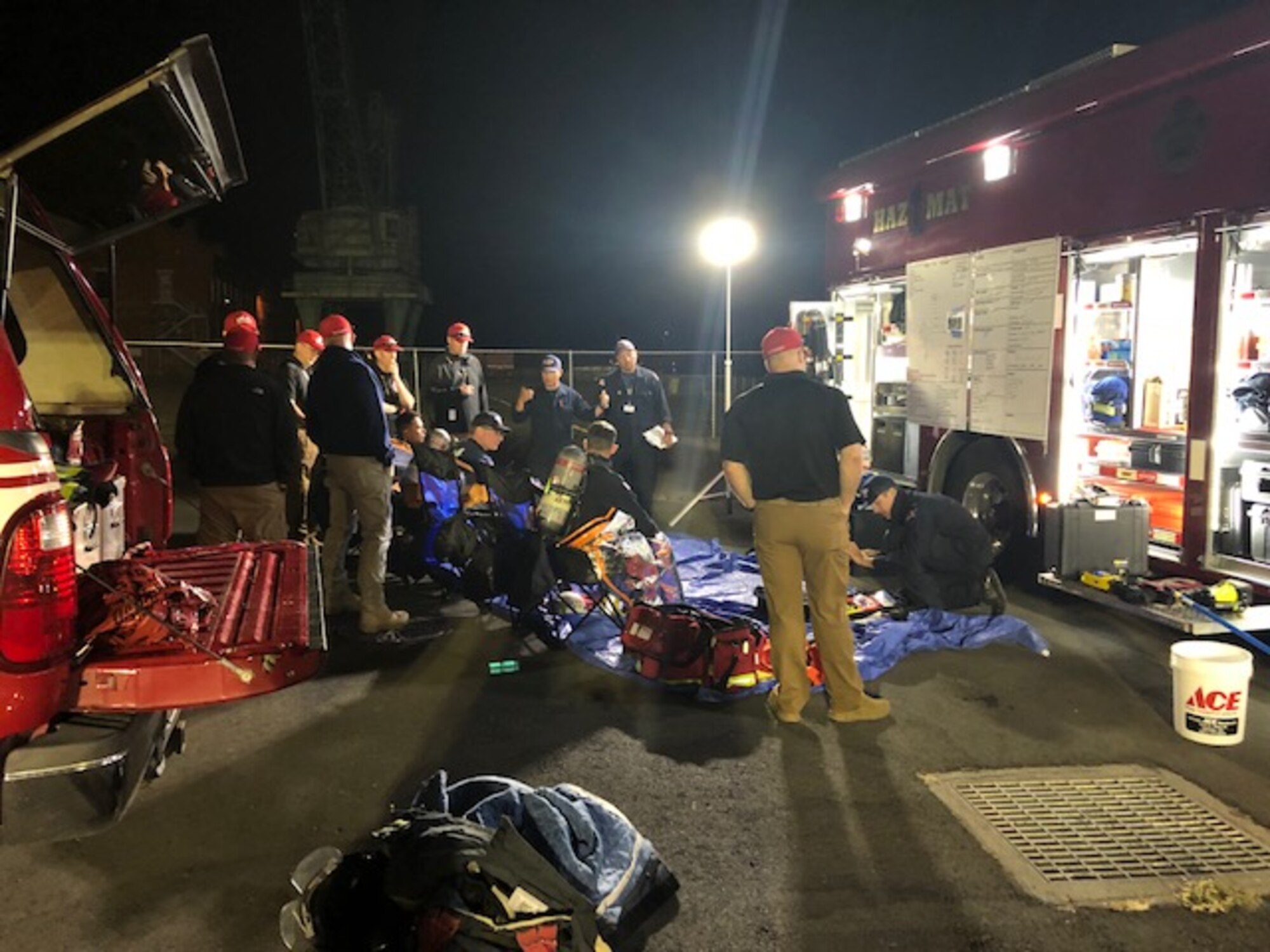 Emergency responders participate in Urban Shield, an exercise that trains participants for a variety of complex emergency scenarios, Sept. 8, 2018, on Mare Island near Vallejo, Calif. (Courtesy photo)