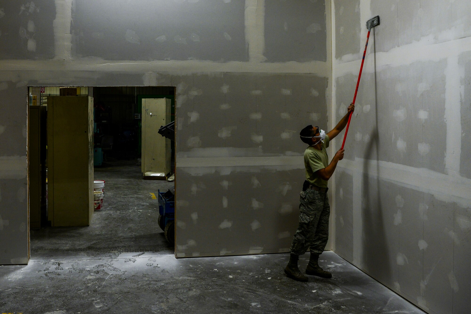 The flight builds, repairs and maintains structures on the installation