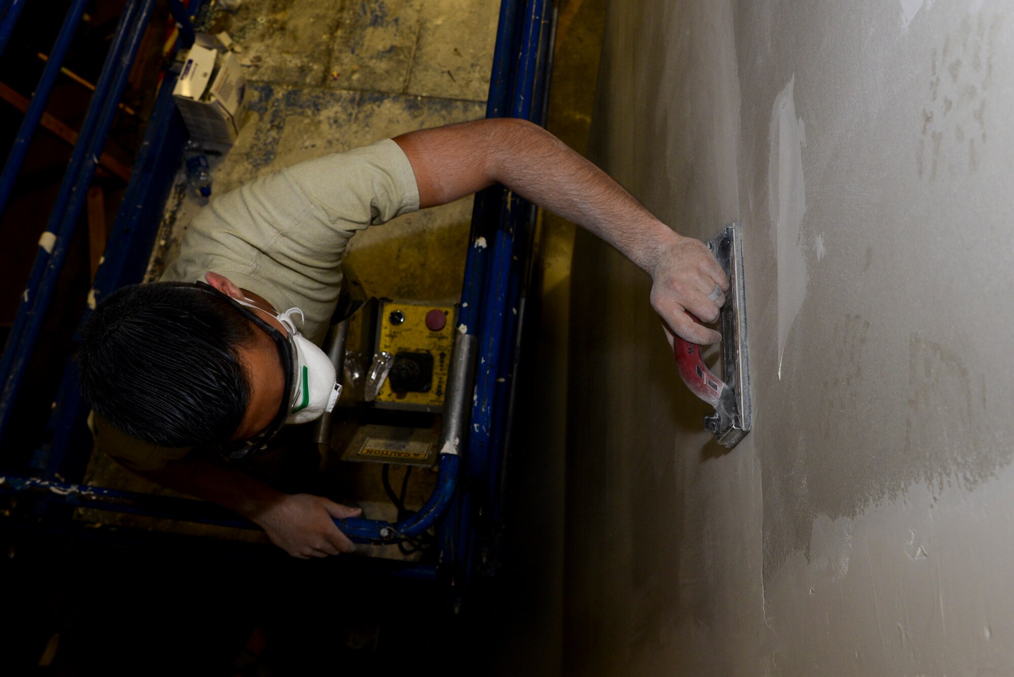 The flight builds, repairs and maintains structures on the installation