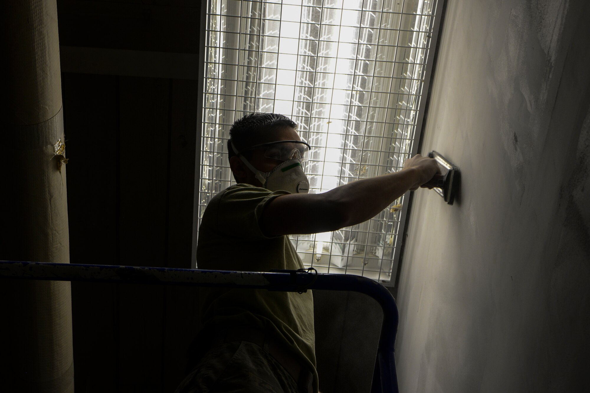 The flight builds, repairs and maintains structures on the installation