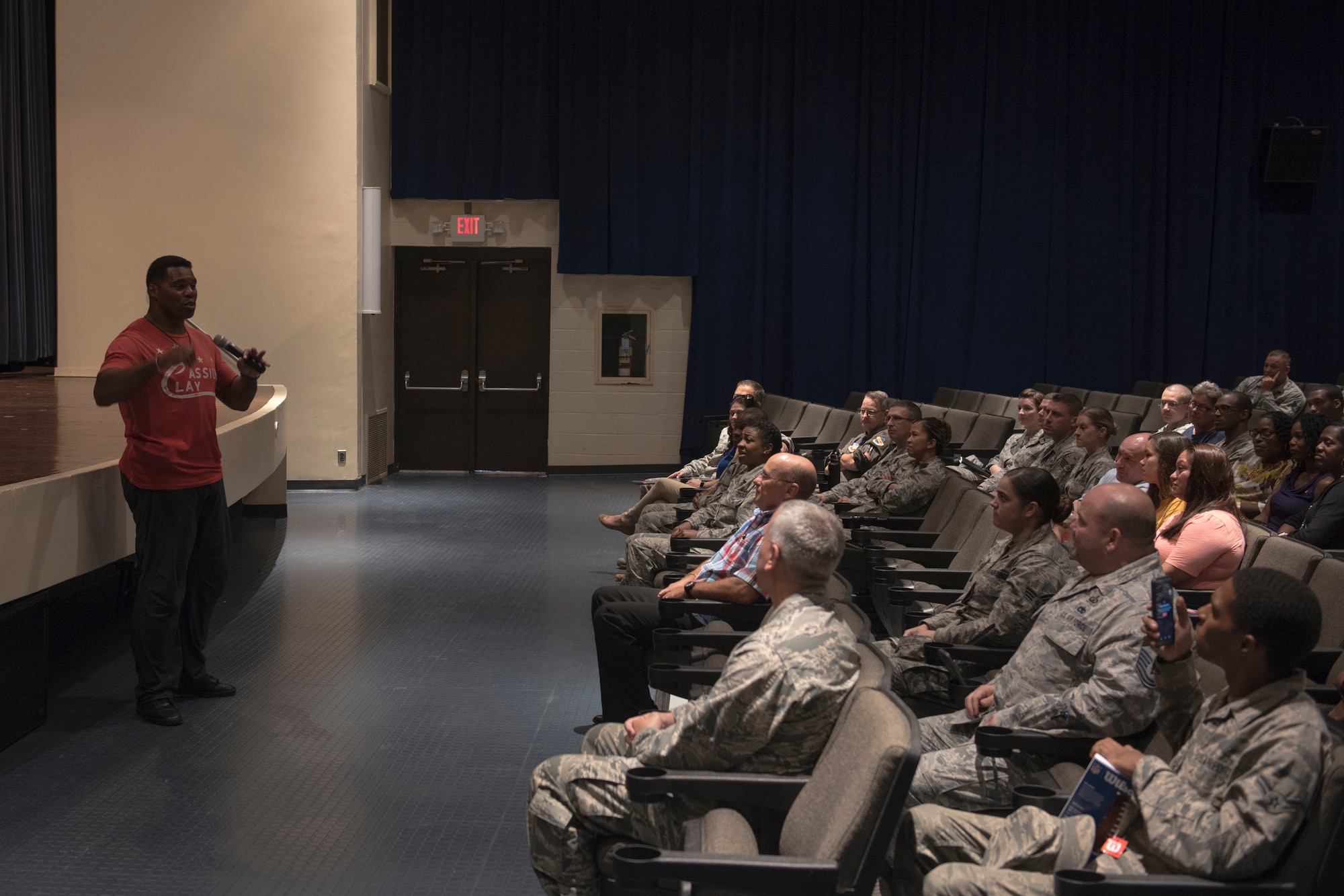 Motivational speaker visits SJAFB, talks mental health