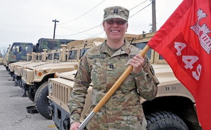 1st USAR Female Mobility Augmentation Company Commander