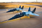 The Air Force awarded The Boeing Company a contract worth up to $9.2 billion for the Air Force's new training aircraft Sept. 27. The Air Force currently plans to purchase 351 T-X aircraft, 46 simulators, and associated ground equipment to replace the Air Education and Training Command's 57-year-old fleet of T-38C Talons.
