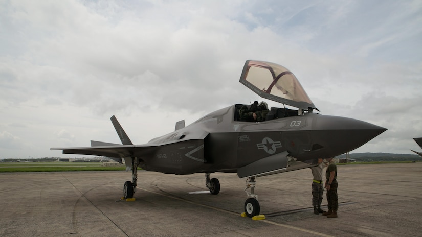 An F-35B Lightning II joint strike fighter.