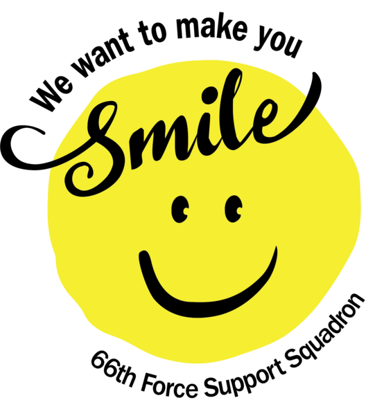 The 66th Force Support Squadron's “We Want to Make You Smile” campaign will offer many ways for patrons to win prizes.