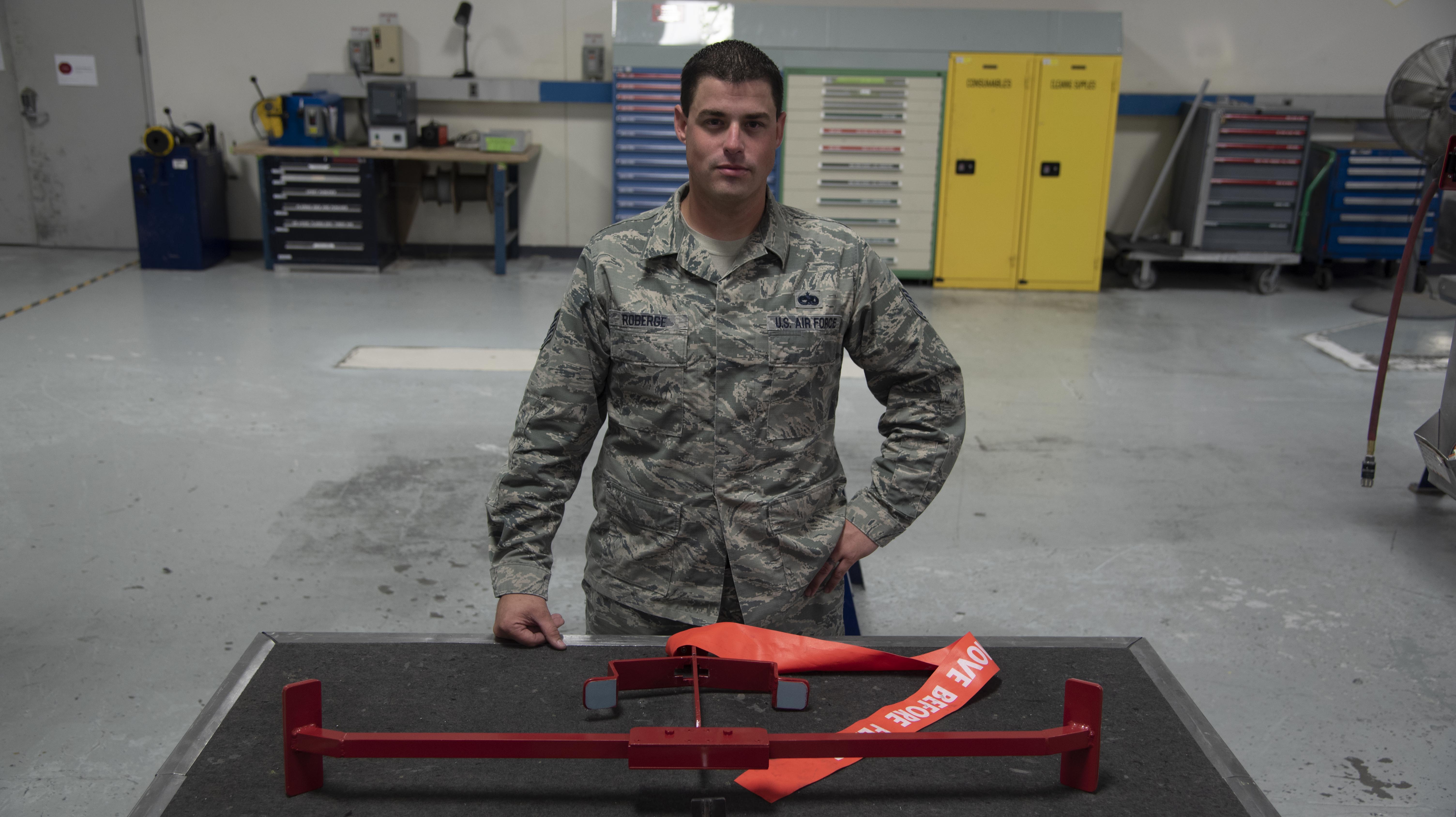 Fairchild Airman innovates KC135 nose gear maintenance operations