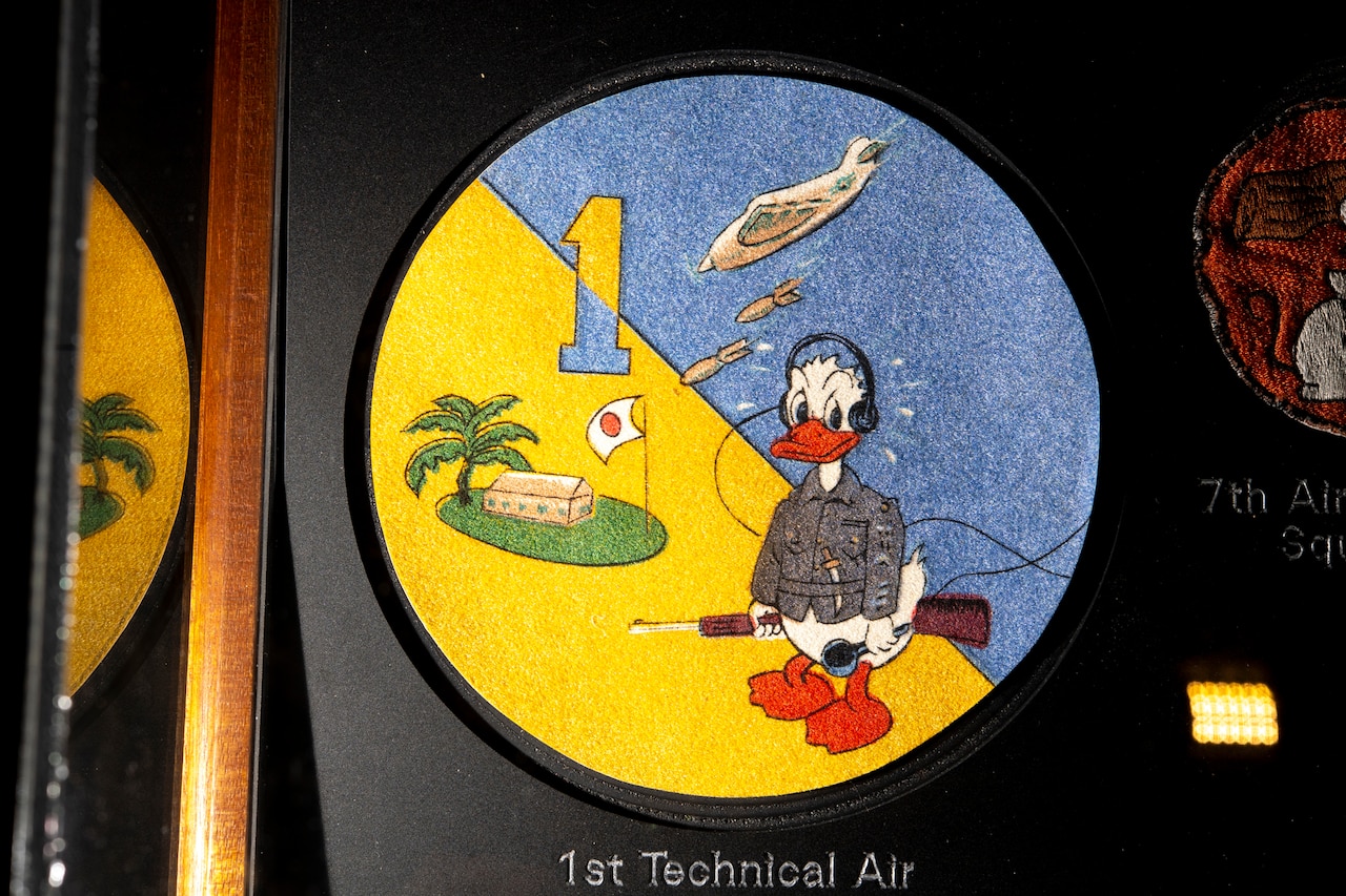 Donald Duck patch.