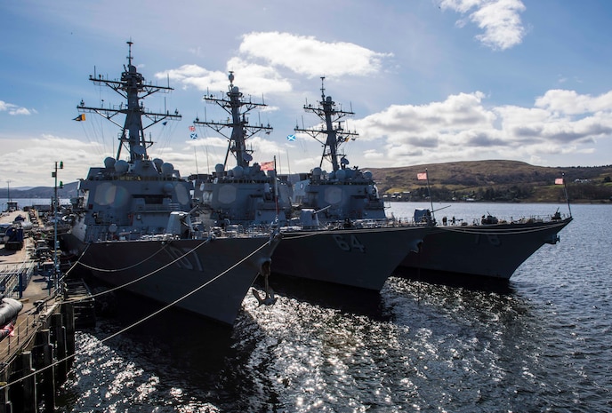USS Porter Joint Warrior 2019