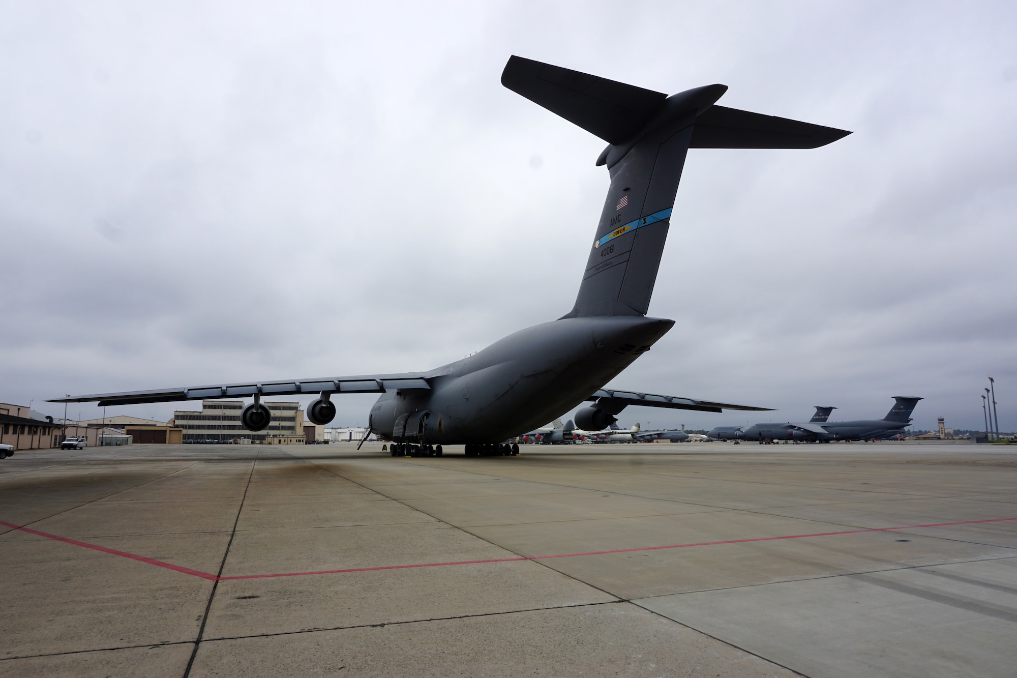 Dover C-5M receives 8K pound ramp at Robins