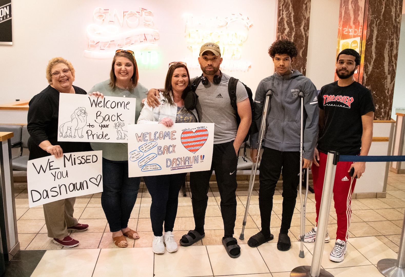 Senior leaders of the West Virginia Army National Guard and Soldier's family members recently welcomed the return to the United States of more than 130 Soldiers from the 3664th Support Maintenance Company (SMC) who completed a nine-month deployment to Kuwait.