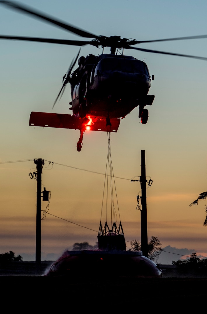 Helicopter Sea Combat-25 Evacuates Cruise Passenger, Fights Fire on Nimitz Hill