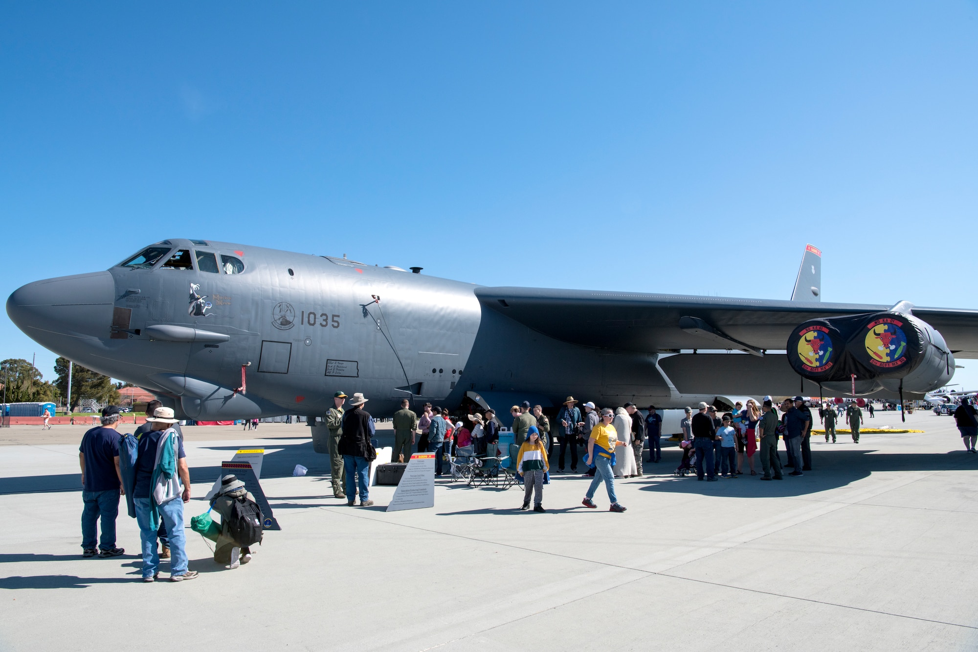 The two-day air show  featured perforamances, fly overs, and static displays, as well as events for kids