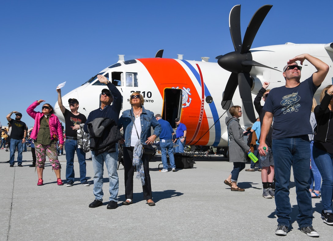 The two-day air show  featured perforamances, fly overs, and static displays, as well as events for kids