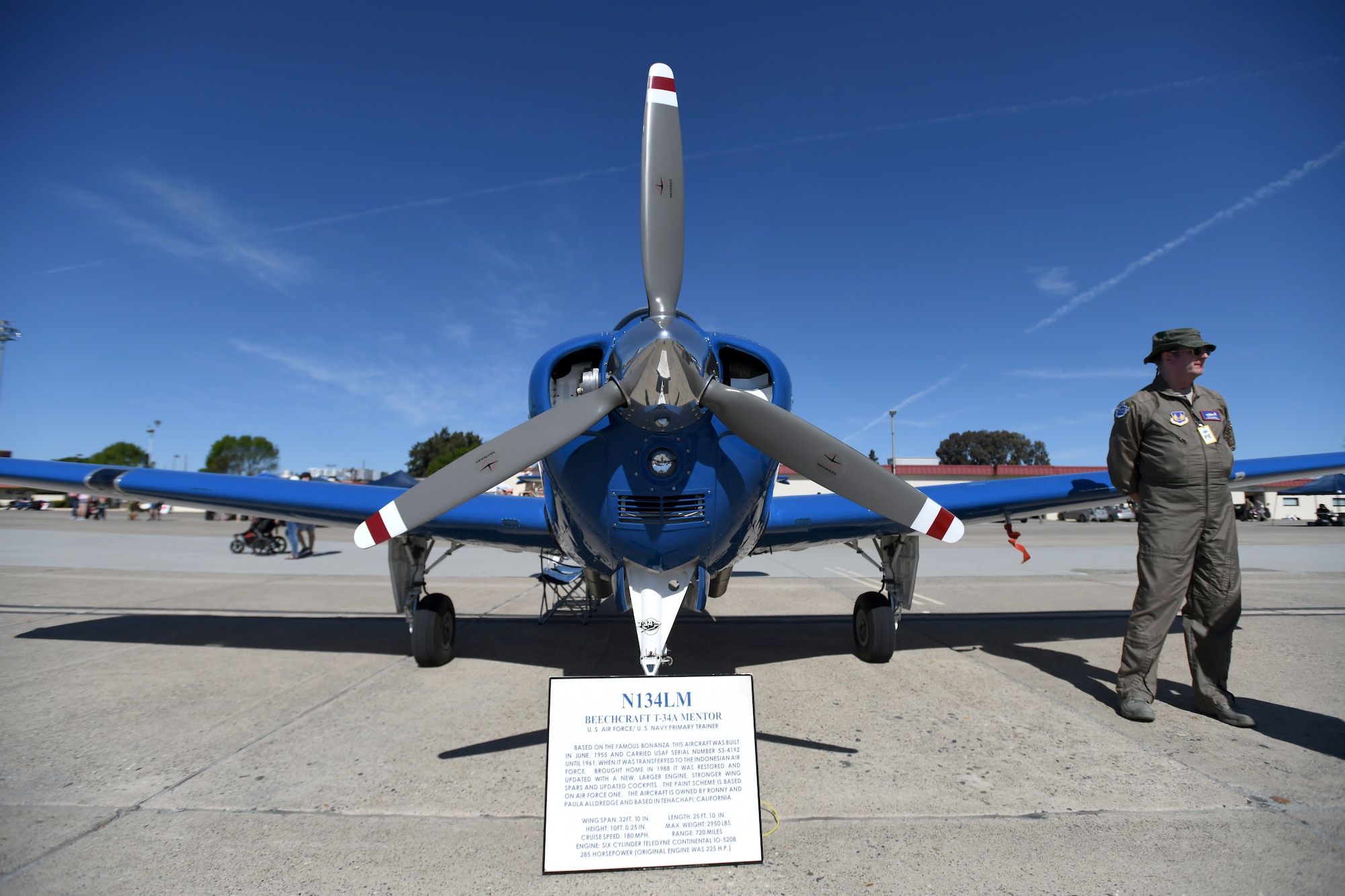 The two-day air show  featured perforamances, fly overs, and static displays, as well as events for kids