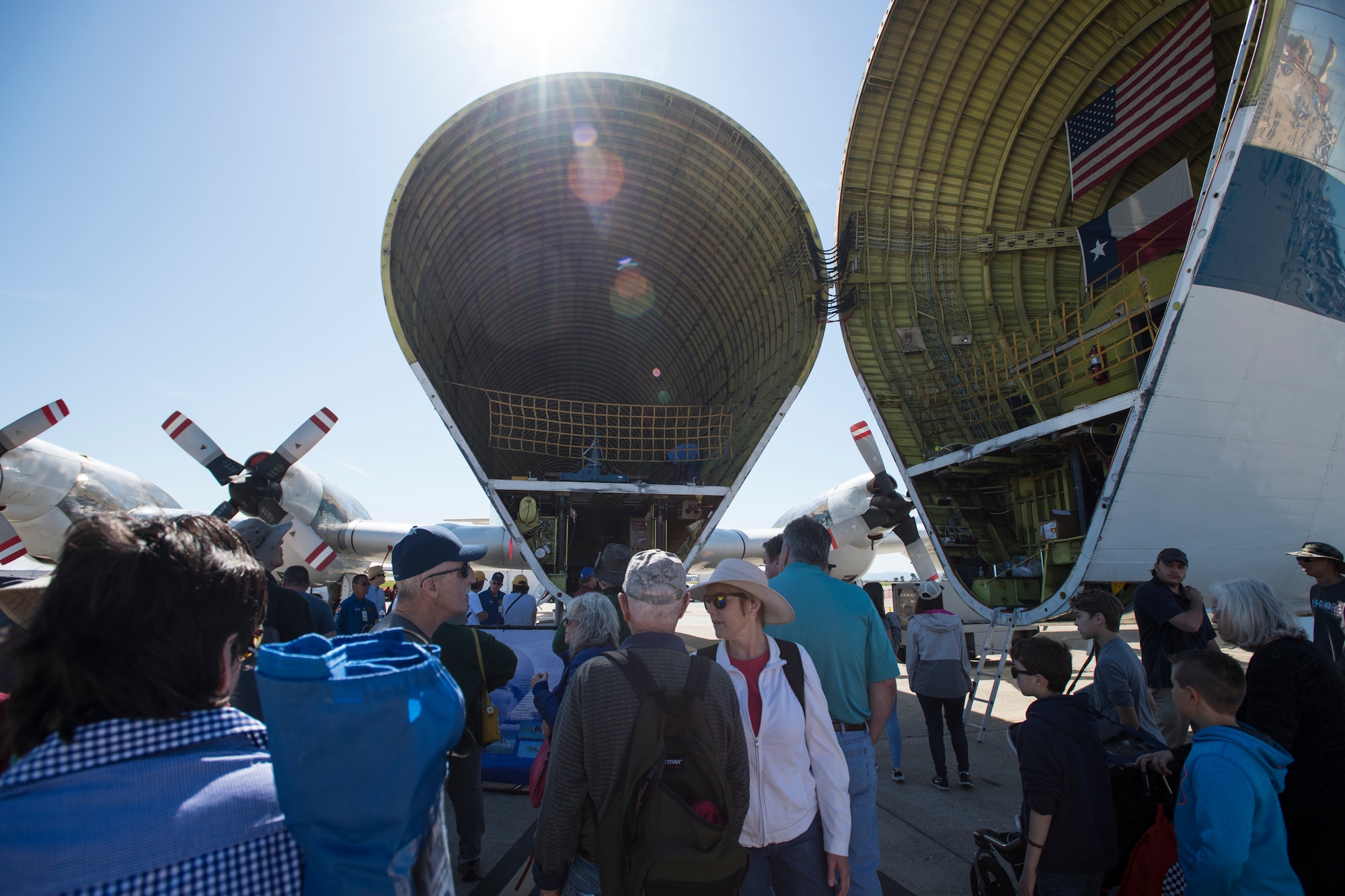 The two-day air show  featured perforamances, fly overs, and static displays, as well as events for kids