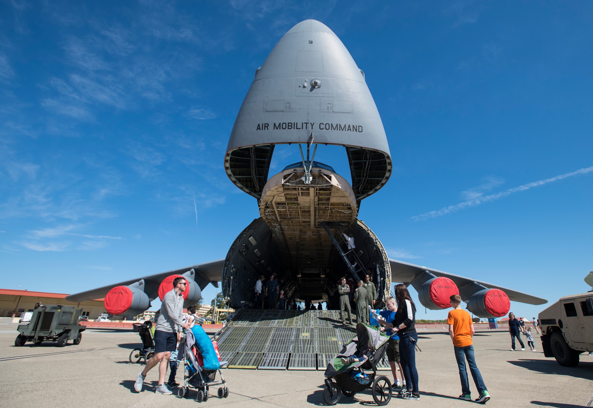 The two-day air show  featured perforamances, fly overs, and static displays, as well as events for kids