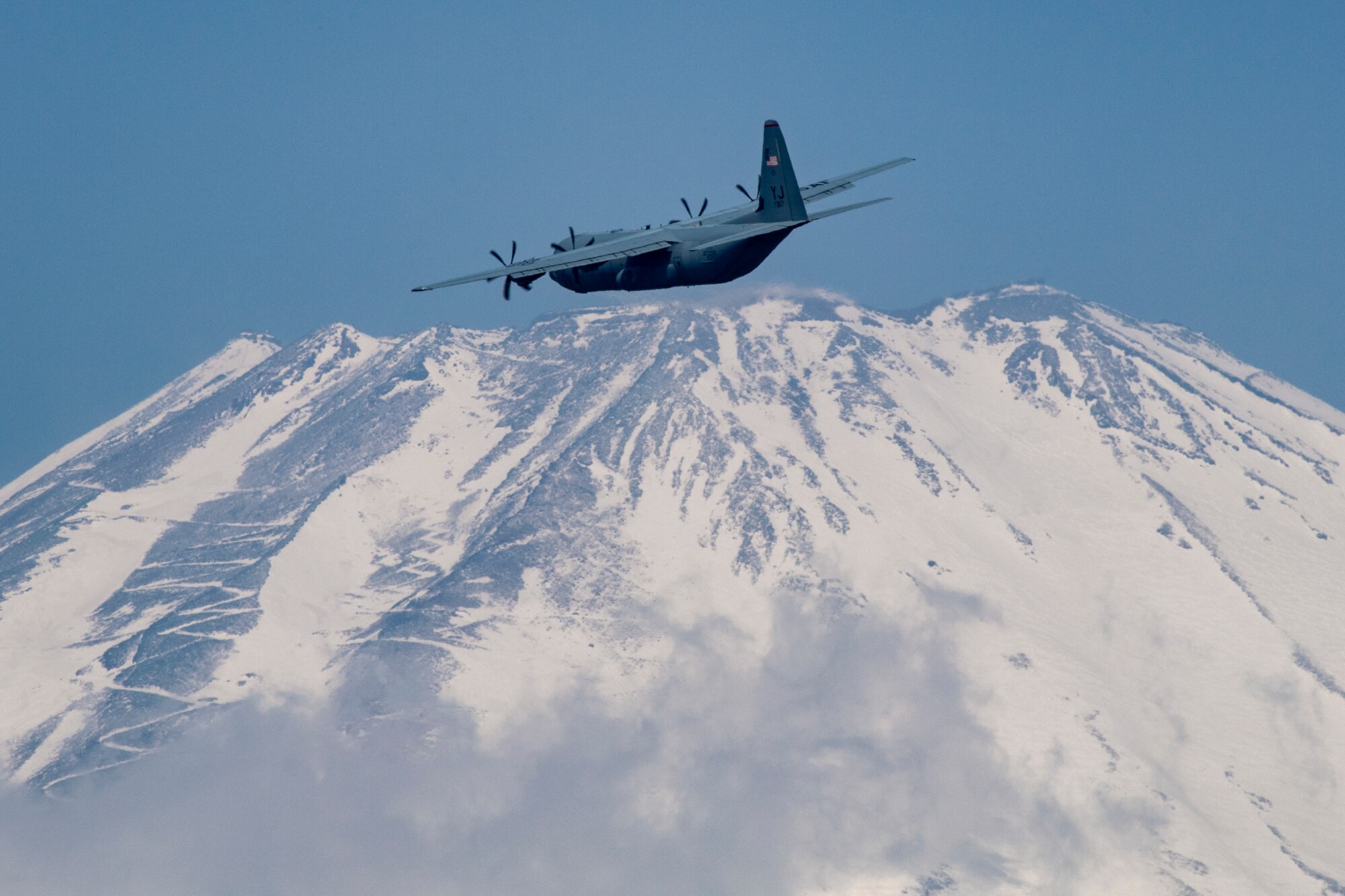 An Air Force C-130J Super Hercules