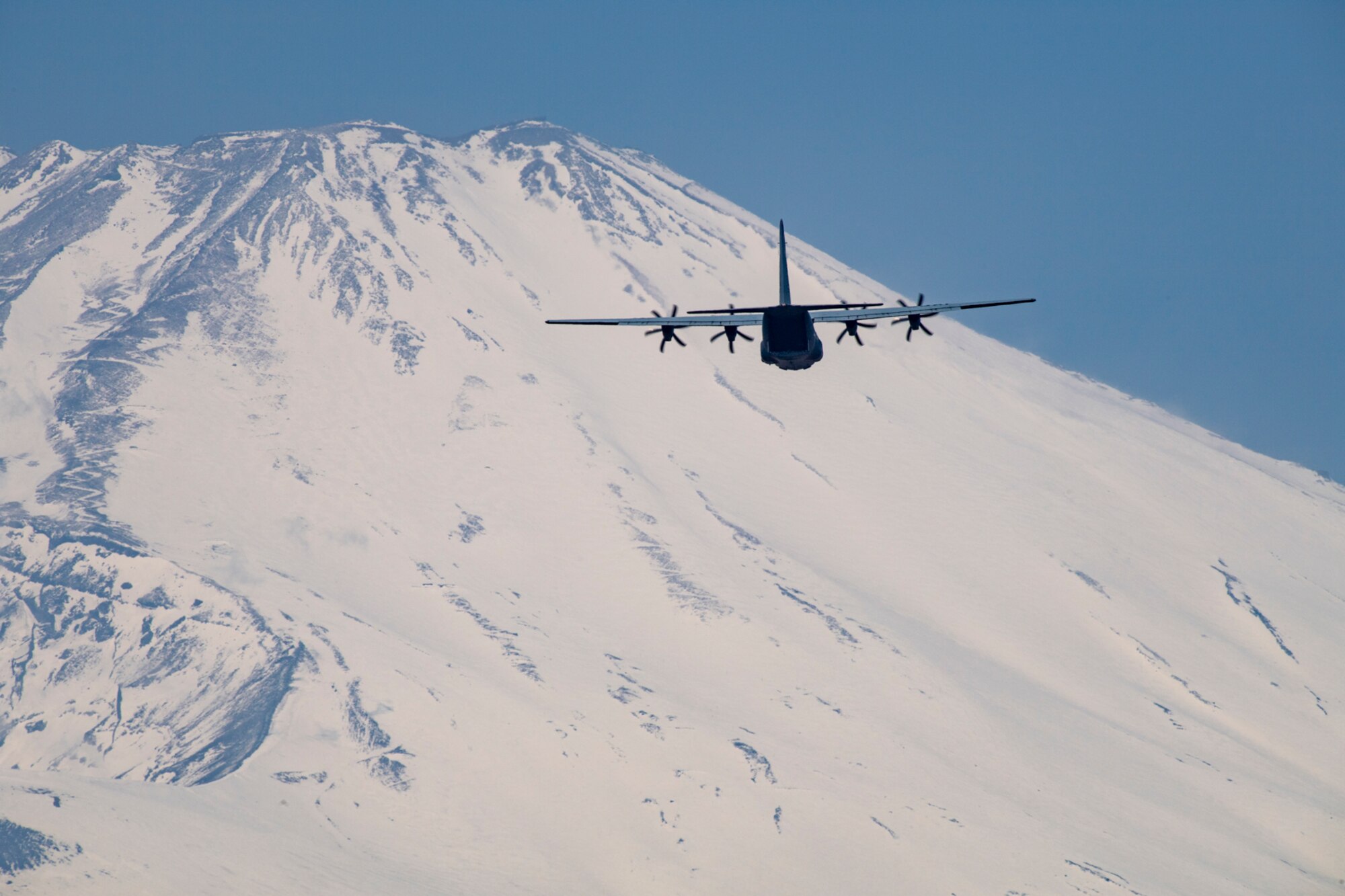 An Air Force C-130J Super Hercules