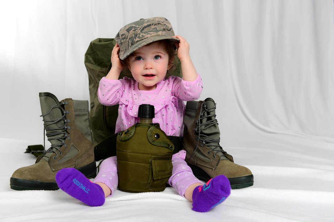 April is designated as the Month of the Military Child by the Department of Defense Education Activity. This awareness month was established to underscore the important role children play in the Armed Forces community. (U.S. Air Force photo by Joshua J. Seybert)