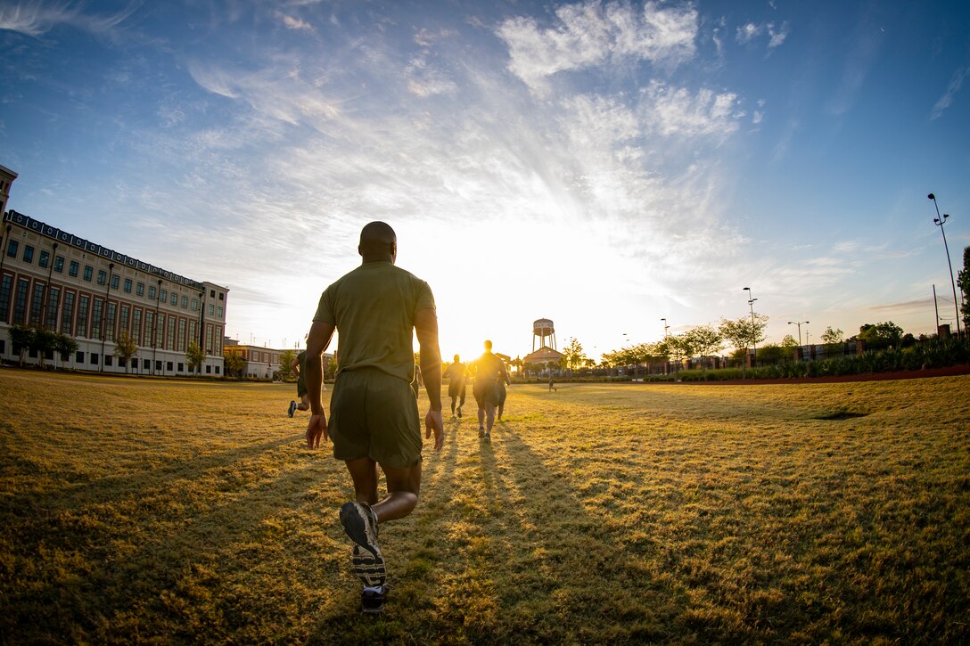 MARFORRES Marines participate in a Total Force Fitness event