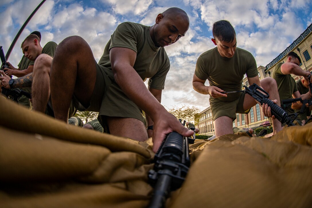 MARFORRES Marines participate in a Total Force Fitness event