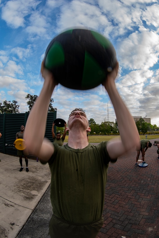 MARFORRES Marines participate in a Total Force Fitness event