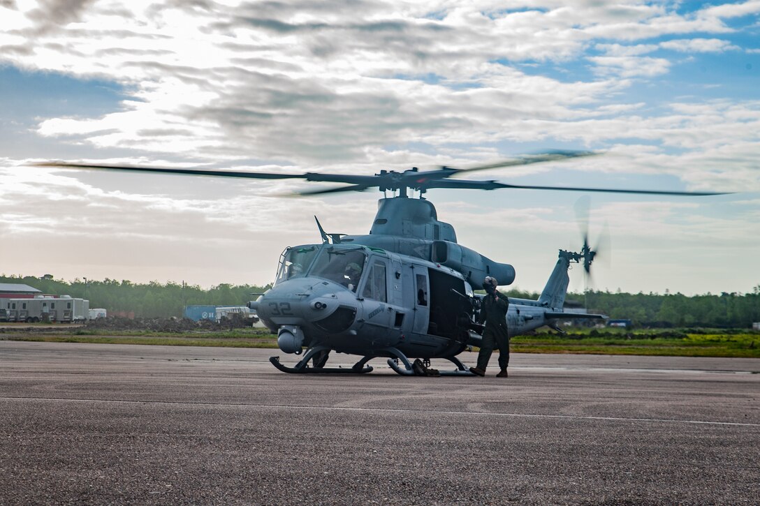 Marine Aircraft Group 49 lands at NOLA Motorsports Park