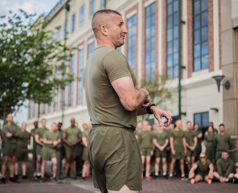 MARFORRES Marines participate in a Total Force Fitness event