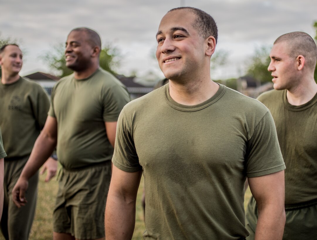 MARFORRES Marines participate in a Total Force Fitness event
