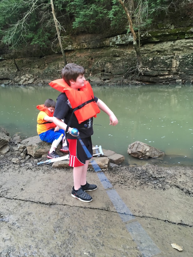 Nolin River Lake visitors fish in the tailwater